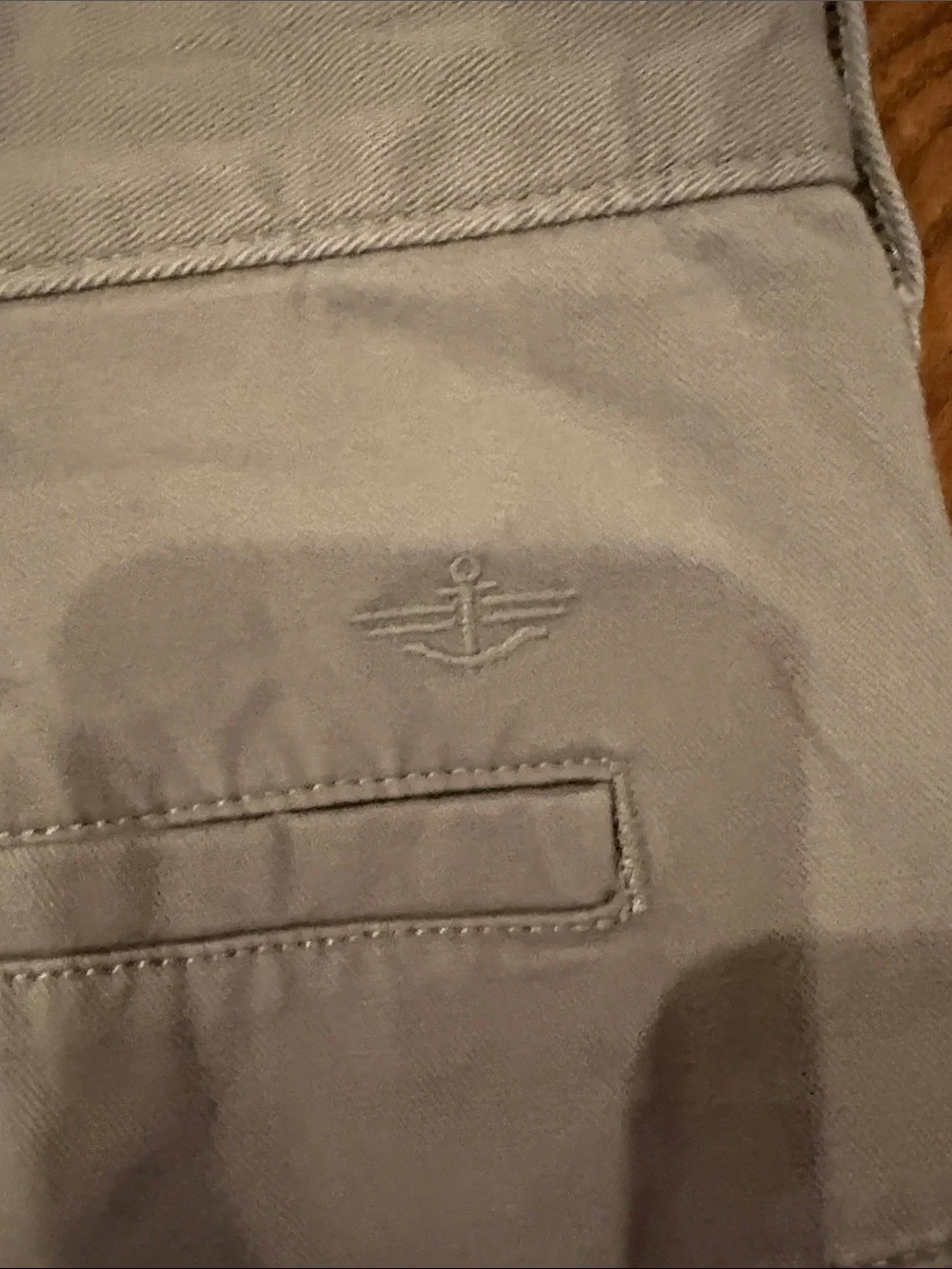 Dockers Men's Gray Flat Front Chino Shorts